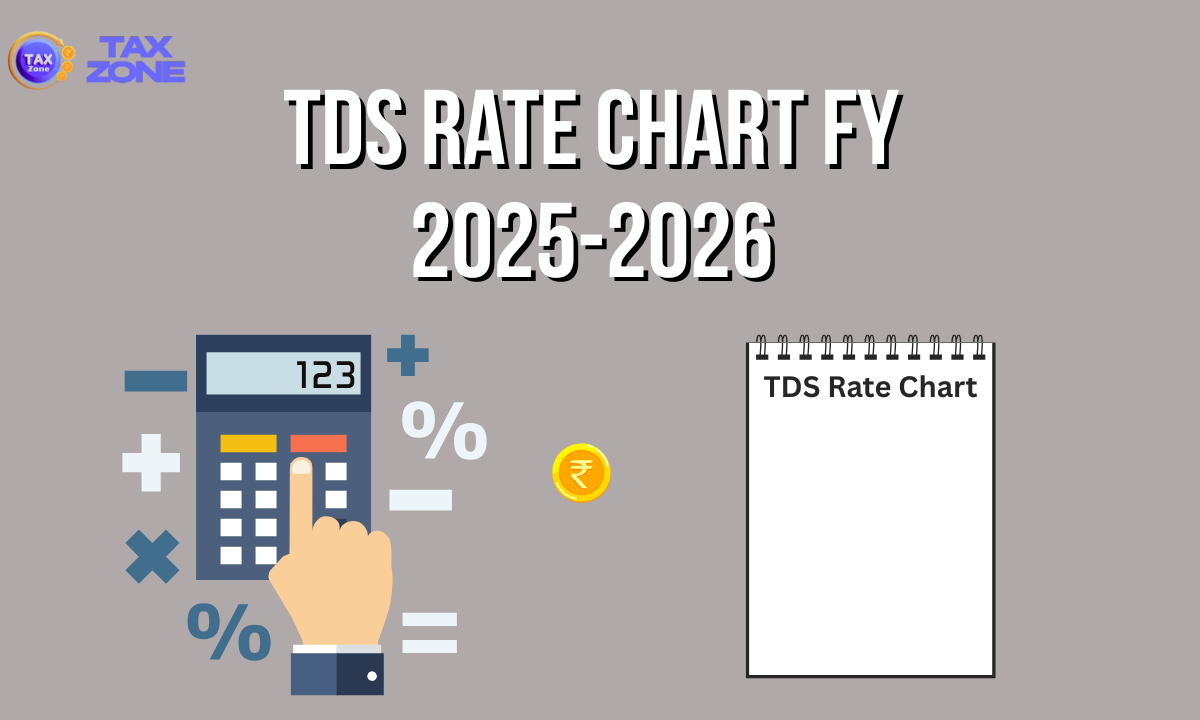 TDS Rate Chart for FY 2025-26